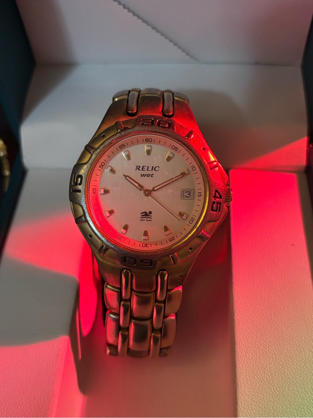 Relic Wet Men's Stainless Steel Watch - Gold Tone